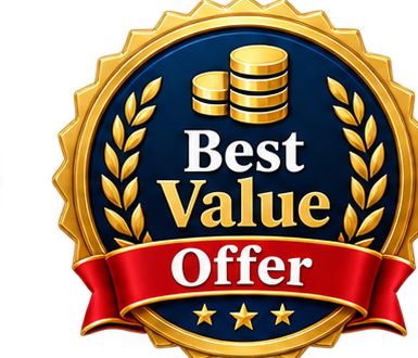 Best Value Offer visual badge — Editorial designation based on current verified bundle pricing