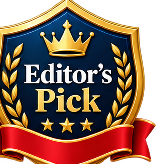 Editor's Pick visual badge — Prime Select Lab editorial designation